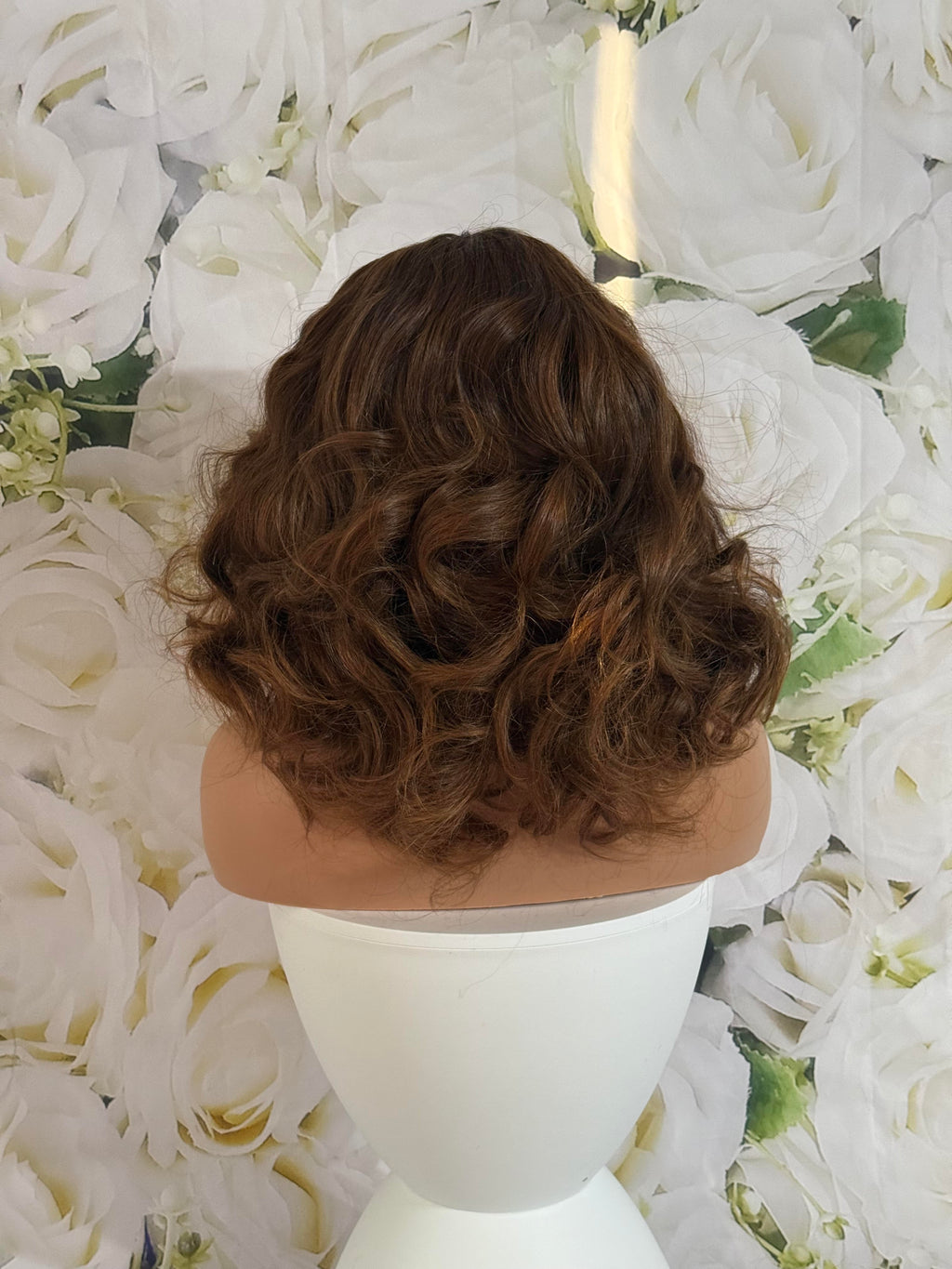 Abike - 12” Chocolate Brown HD Lace Frontal Bob Wig